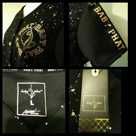 LAST ONE! Sz L Rose Gold Foil Logo Tagless Jersey - Picture 4 of 4